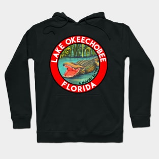 Lake Okeechobee Florida Vintage Travel Vacation Alligator Laptop Hoodie